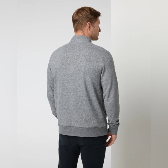New Vuori Mens Cypress 1/4 Zip 2.0 Pullover Heather Grey Size Large V298 - Picture 15 of 16